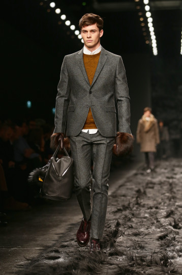 Представяне на колекцията на Fendi за сезон есен/зима 2014-2015 по време на Седмицата на мъжката мода в Милано