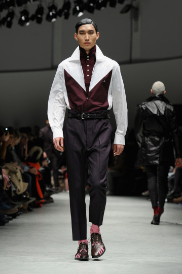 Представяне на колекцията на Vivienne Westwood за сезон есен/зима 2014-2015 по време на Седмицата на мъжката мода в Милано
