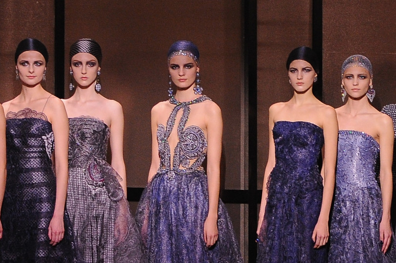 Представяне на колекцията на Giorgio Armani Privé за сезон пролет/лято 2014 по време на Седмицата на висшата мода в Париж