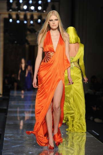 Представяне на колекцията на Atelier Versace за сезон пролет/лято 2014 по време на Седмицата на висшата мода в Париж