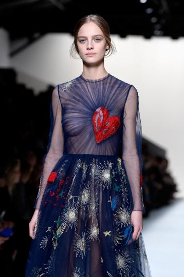 Представяне на колекцията на Valentino за сезон есен/зима 2014-2015 по време на Седмицата на модата в Париж