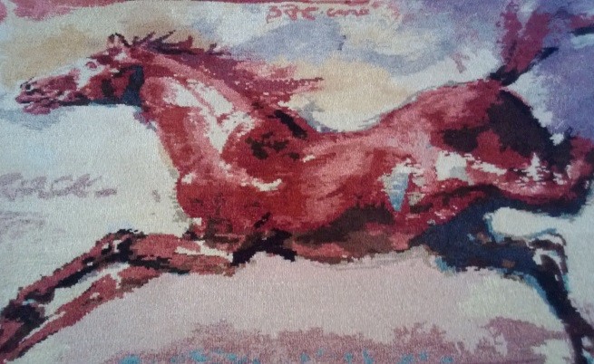 и текстилната композиция "Конят"