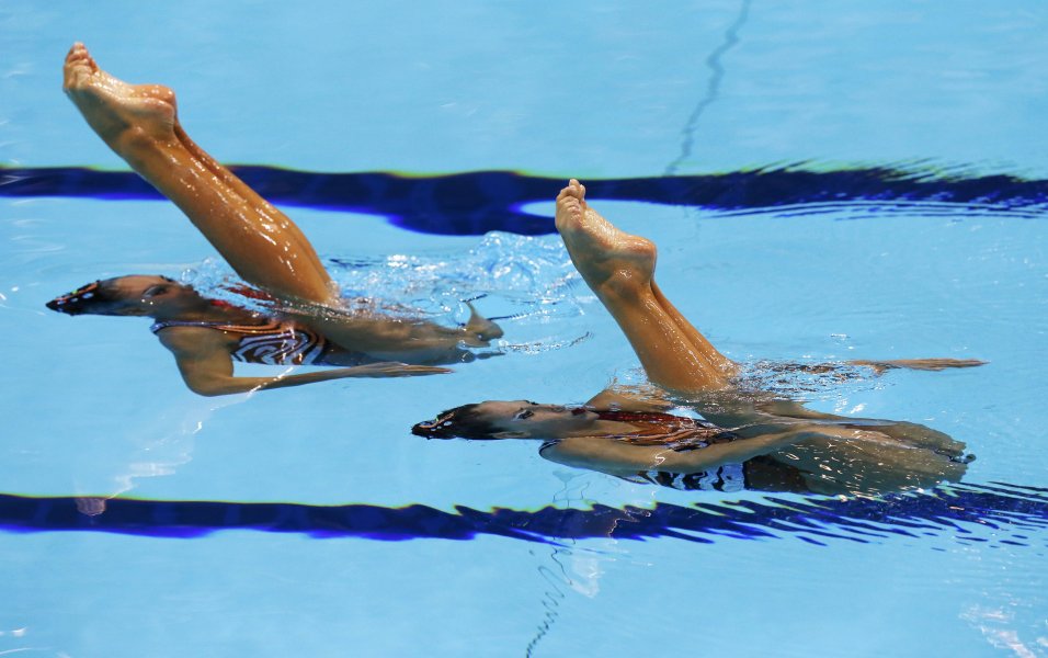 Олимпийската надпревара при дуетите в синхронното плуване1
