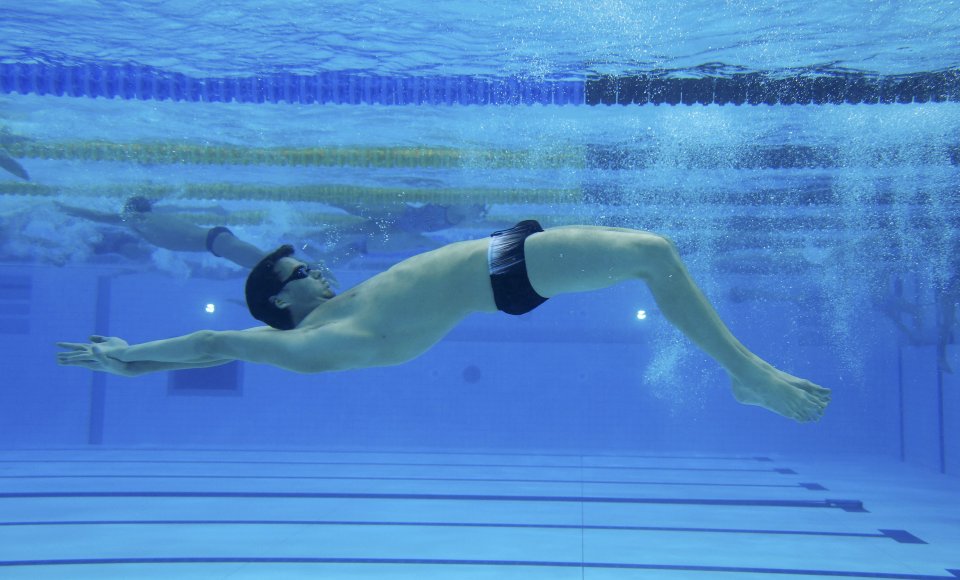 Олимпийците тренират в London Aquatics Centre1