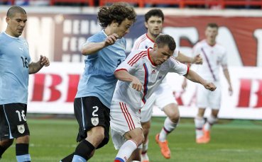 Русия завъртя равен с Уругвай преди Евро 2012