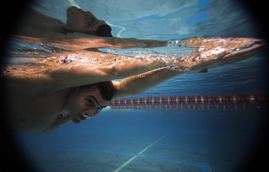Плувецът Майкъл Фелпс по пътя към Лондон 20121