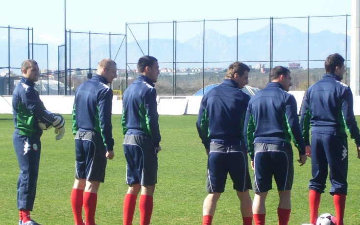 Националите тренират в Турция преди мача с Естония