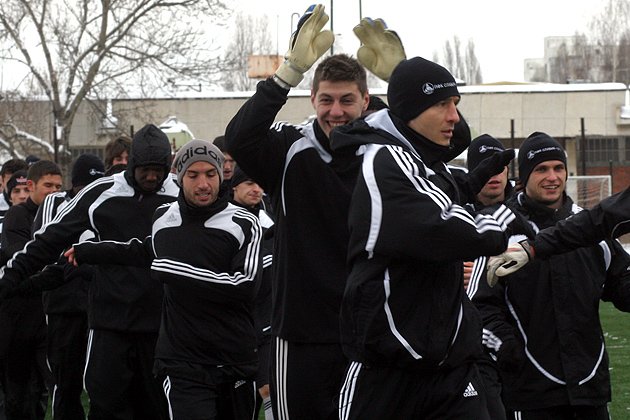 Първа тренировка на Славия за пролетния полусезон1