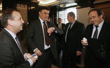 Мишел Платини в България