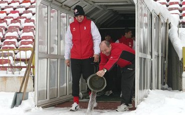 Първа тренировка на ЦСКА за 2008 година