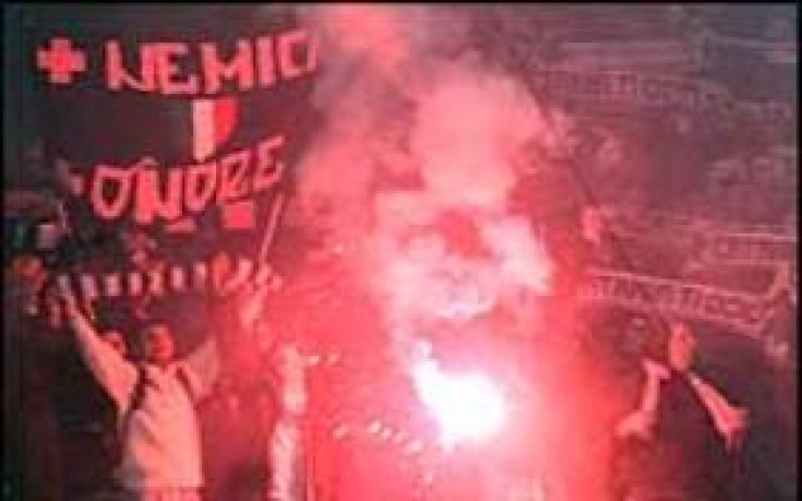Срещата Милан – Ливорно – пред публика