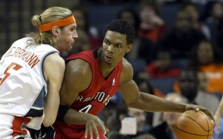 Крис Бош се развихря след контузия на противник