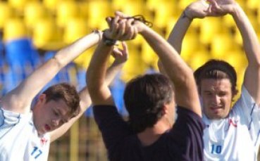 Националите в Левски с първа тренировка в Правец