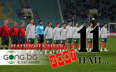 11-те най-важни момента за националния отбор през 2007 година