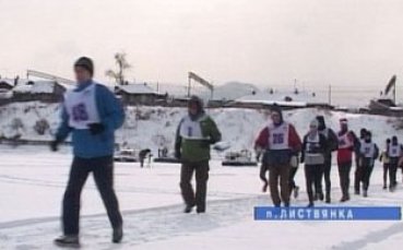 Леден маратон край езерото Байкал