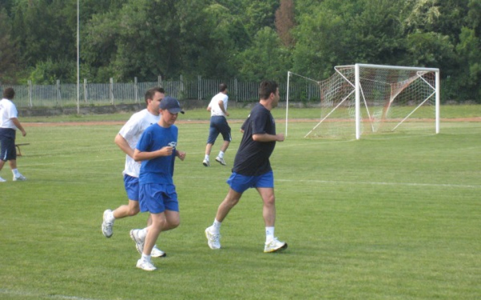 Тодор Батков тренира с Левски в Правец
