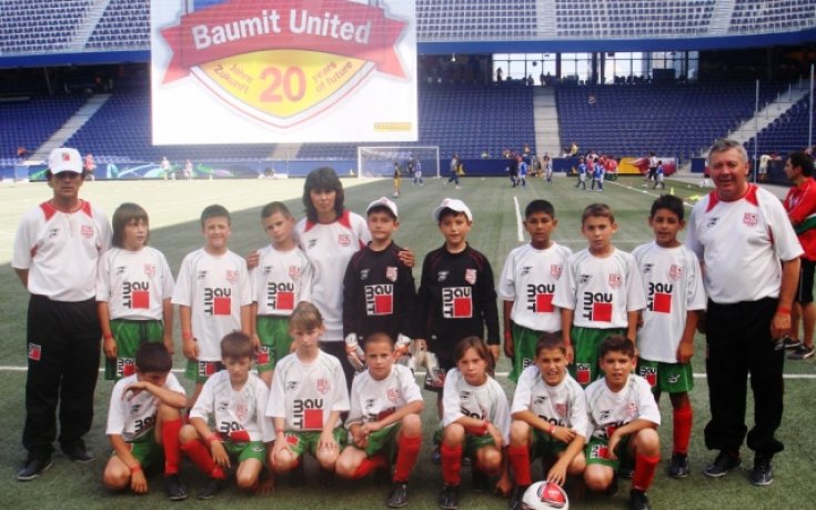 Шоу на детския футболен турнир в Залцбург