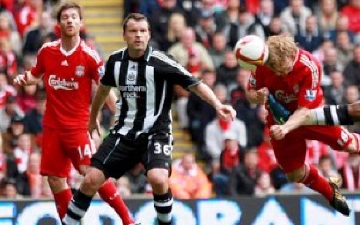 С малко помощ, Ливърпул писа тройка на 10 от Нюкасъл