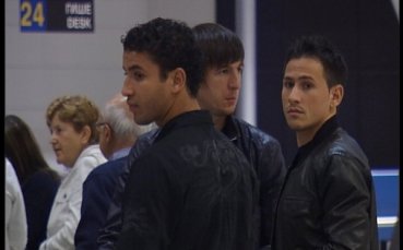 Снимки от заминаването на Зе, Юсеф, Дарко и Живко за Русия