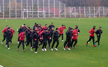 ЦСКА смени терена за тренировки