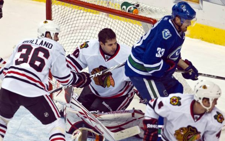 Дани Бриер вкара победна шайба в битката на върха в НХЛ между Филаделфия и Вашингтон