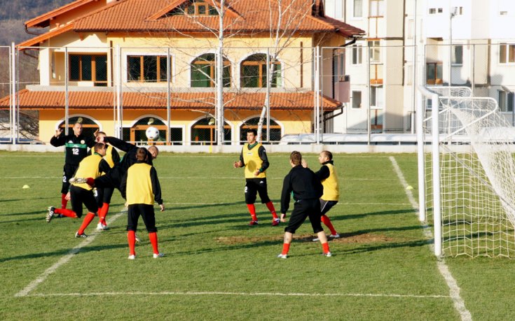 Извънредна тренировка за националите на ЦСКА