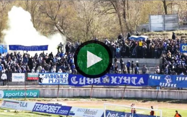 ВИЖТЕ В ГОНГ!!! Ексцесии на Стадиона на мира, фен на Левски откаран в болница