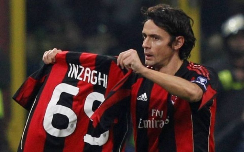 И на 38 години Пипо Индзаги ще продължи да играе в Милан
