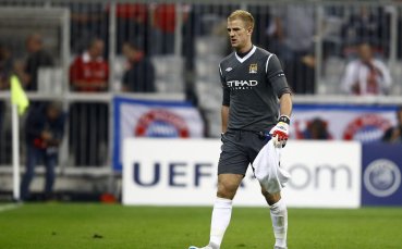 ВИДЕО: Джо Харт вкара задна ножица на тренировка на Сити