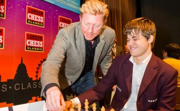 Легендата Борис Бекер игра шах със световния елит в Лондон