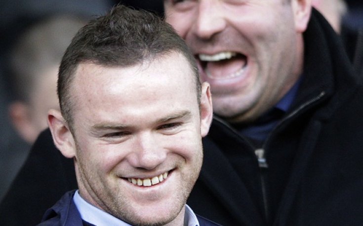 Уейн Рууни вика за Евертън срещу Блекпул