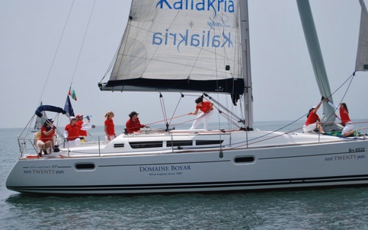 Сани Жекова се състезава срещу баща си в Kaliakra Cup 2012