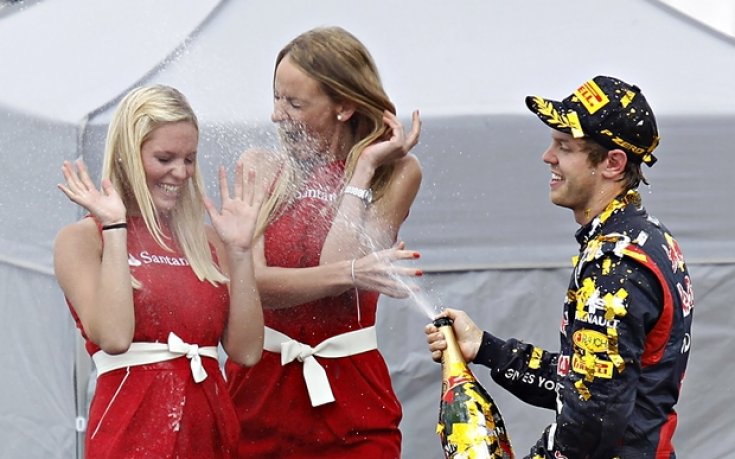 Неправилно изпреварване коства на Фетел второто място в Германия