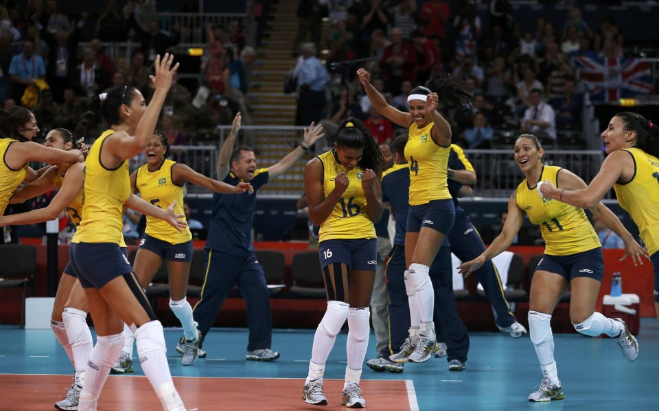 Волейболистките на Бразилия победиха Русия и се класираха за полуфиналите