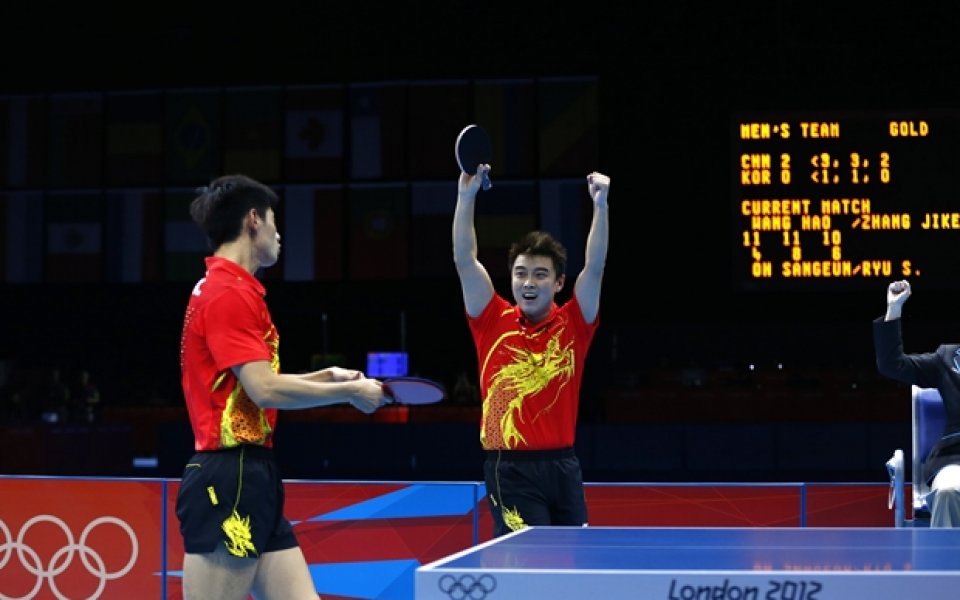 Китай спечели всички златни медали в турнира по тенис на маса
