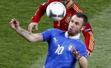 Италия без Касано срещу България, Прандели върна Пацини в тима