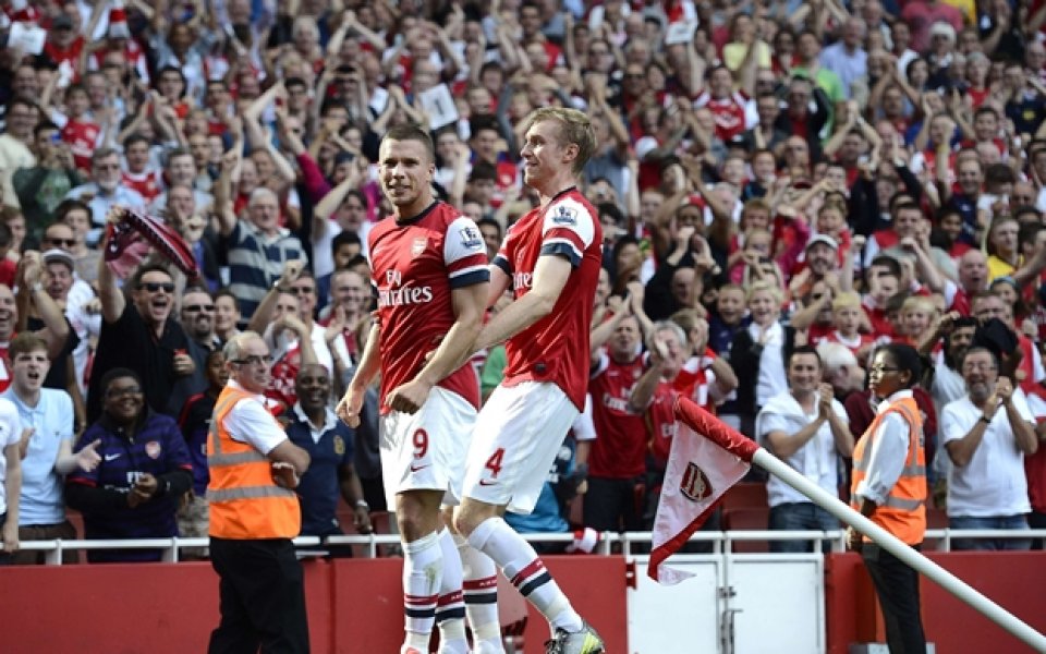 ВИДЕО: Новият Арсенал се разигра, писа отличен 6 на Саутхемптън