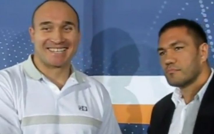 ВИДЕО: Кубрат Пулев тренира за мача си с Устинов и учи своя треньор на български