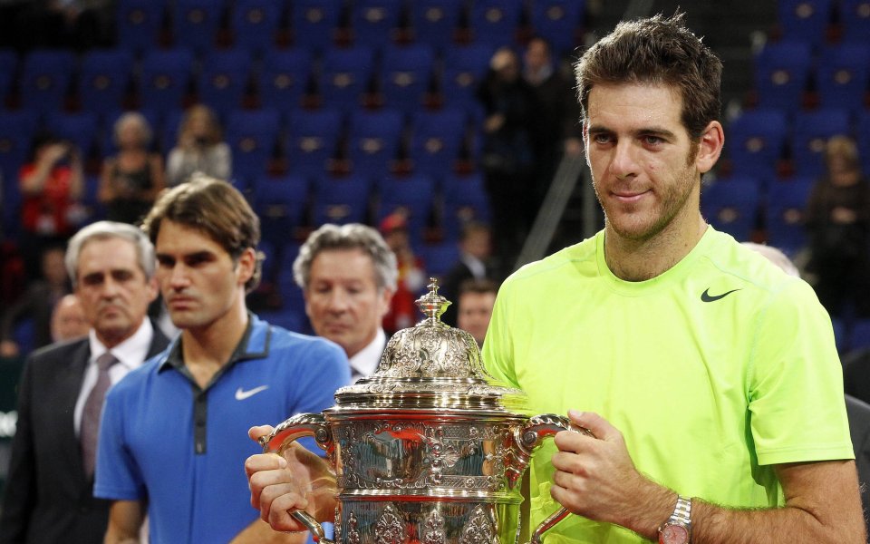 Хуан Мартин Дел Потро победи Роджър Федерер на финала в Базел