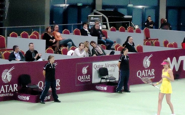 СНИМКИ: Майкъла видя отблизо как Возняцки би Хантухова