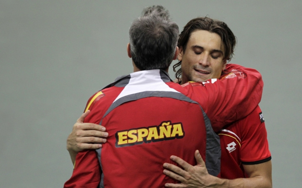 Ферер даде преднина на Испания срещу Чехия във финала за Купа 