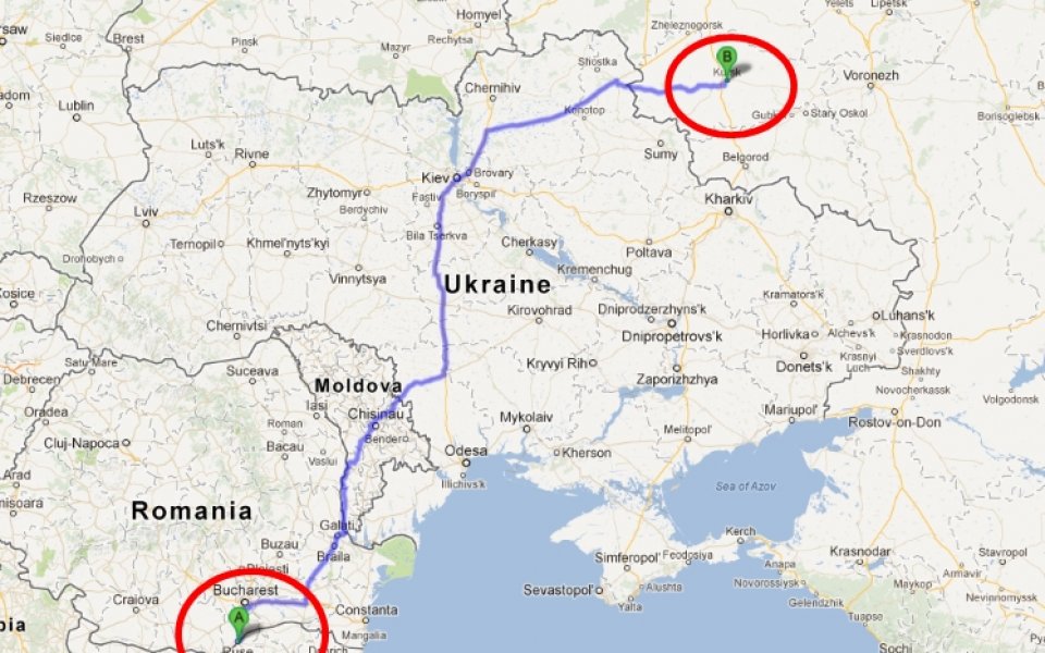 1600 километра, 30 часа и четири граници стоят между Дунав и Русия