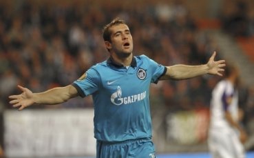 Кержаков пропуска гостуването на Зенит в Милано