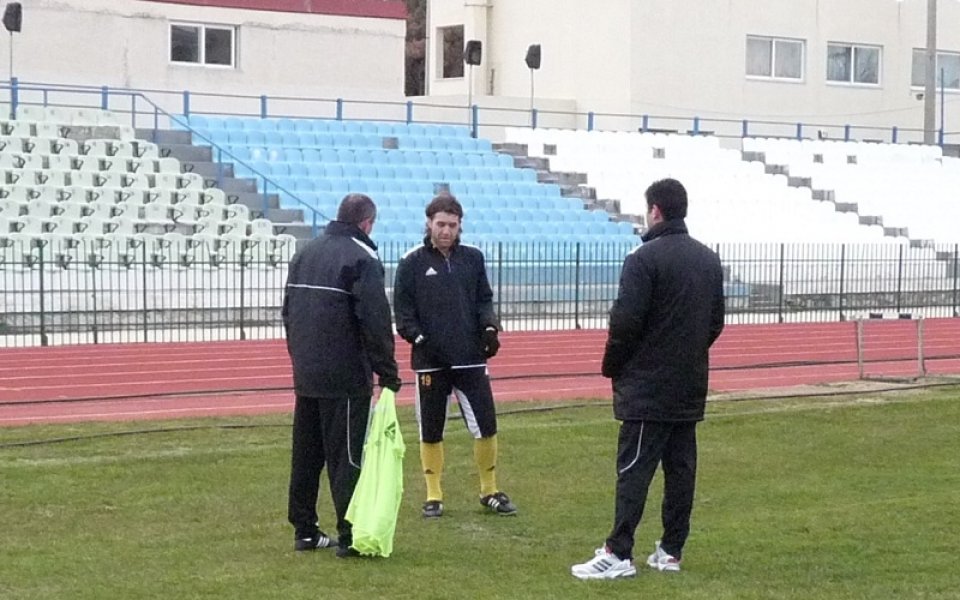 Цветков с травма, пропусна тренировка