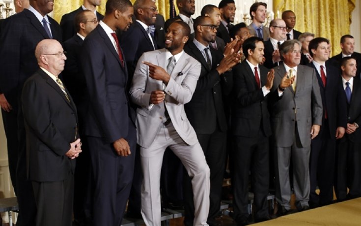 СНИМКИ: Барак Обама прие шампиона Маями