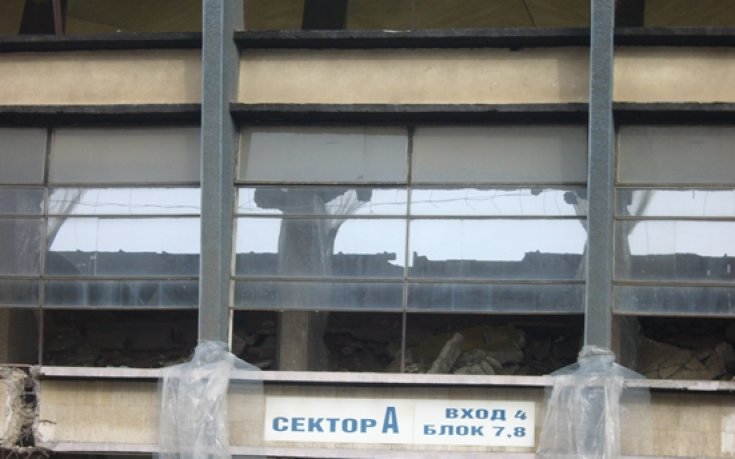 СНИМКИ: Стадионът на Левски 90 минути преди взрива