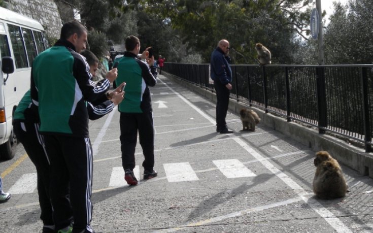 Очаквайта снимки от посещението на Лудогорец в Гибралтар