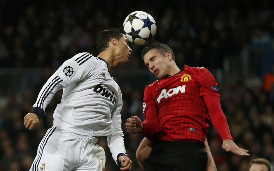 ВИДЕО: Реал надигра Юнайтед, но сър Алекс надхитри Жозе за 1:1 в Мадрид