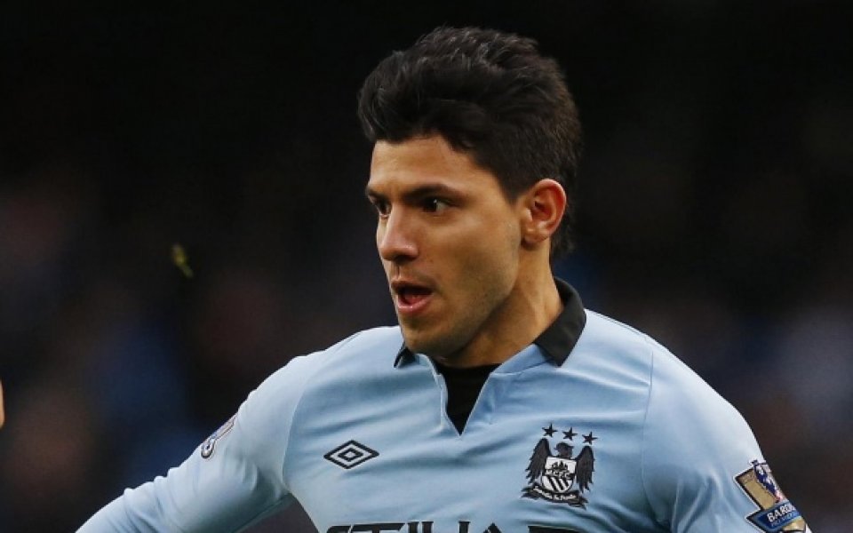 Агуеро пропуска двубоя с Евертън