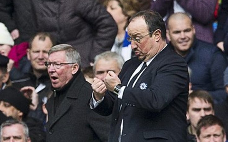 Отново прехвърчаха искри между Алекс Фъргюсън и Бенитес